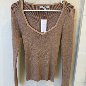 Maria Sweetheart Ribbed Top